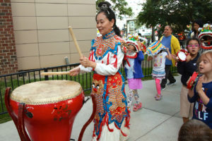 Chinese Moon Festival drummer